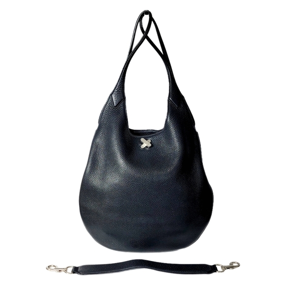 Alexander Wang  Black Leather Hobo Sling Bag - Picture 2 of 11